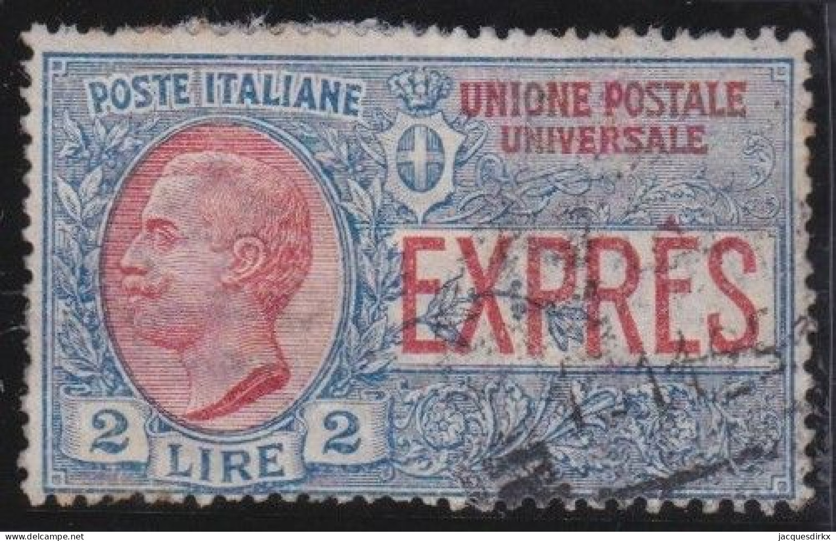 Italy   .  Y&T   .     Expres  13     .     O       .     Cancelled - Express Mail