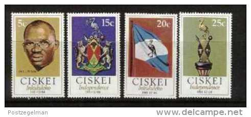 CISKEI, 1981, MNH Stamp(s), Independence  Nr(s). 1-4 - Ciskei