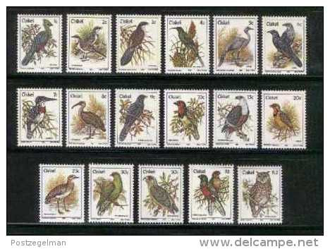 CISKEI, 1981, MNH Stamp(s), 1st Definitives Birds,  Nr(s). 5-21 - Ciskei