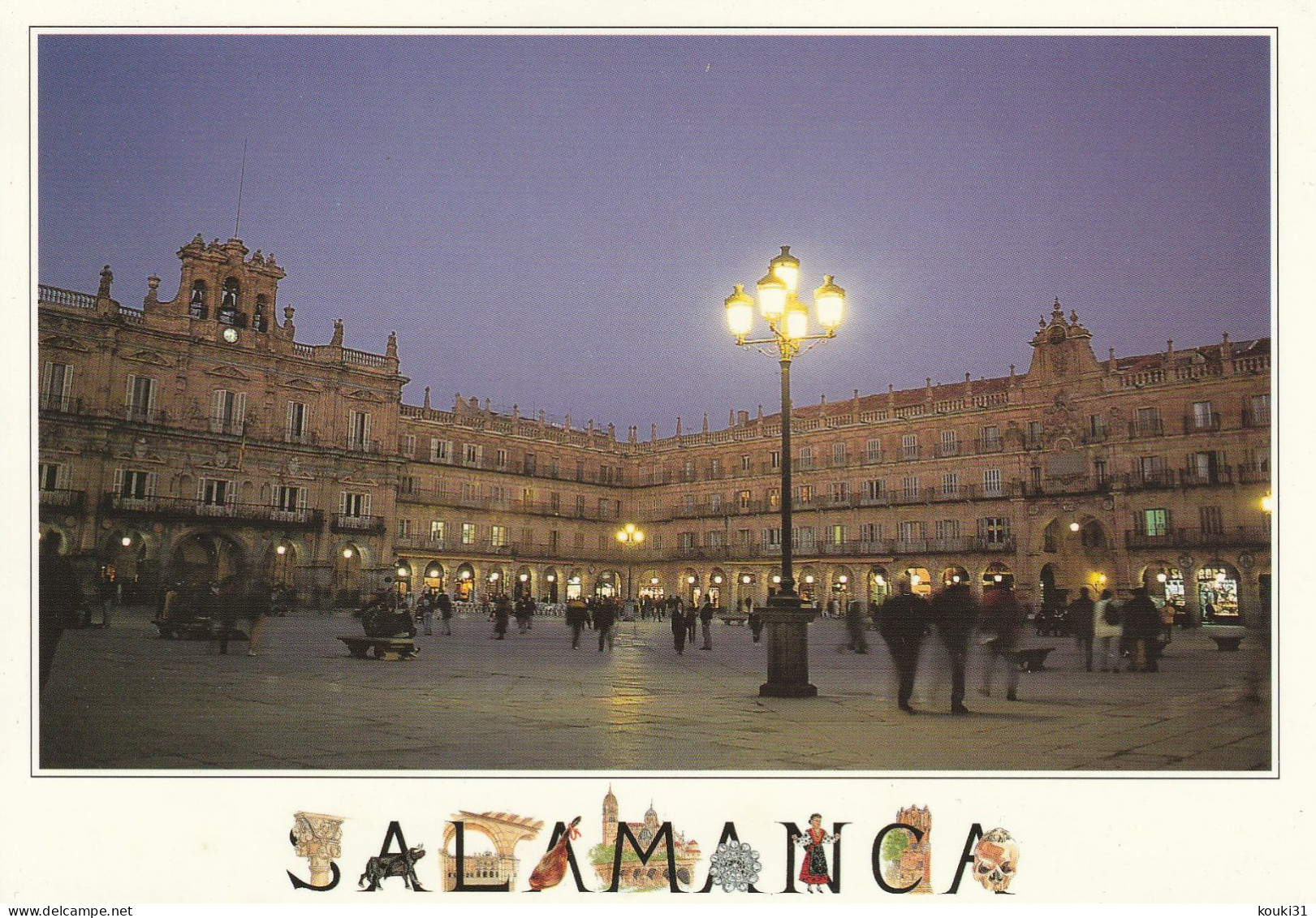 Salamanca : Vue Nocturne De La Plaza Mayor - Salamanca