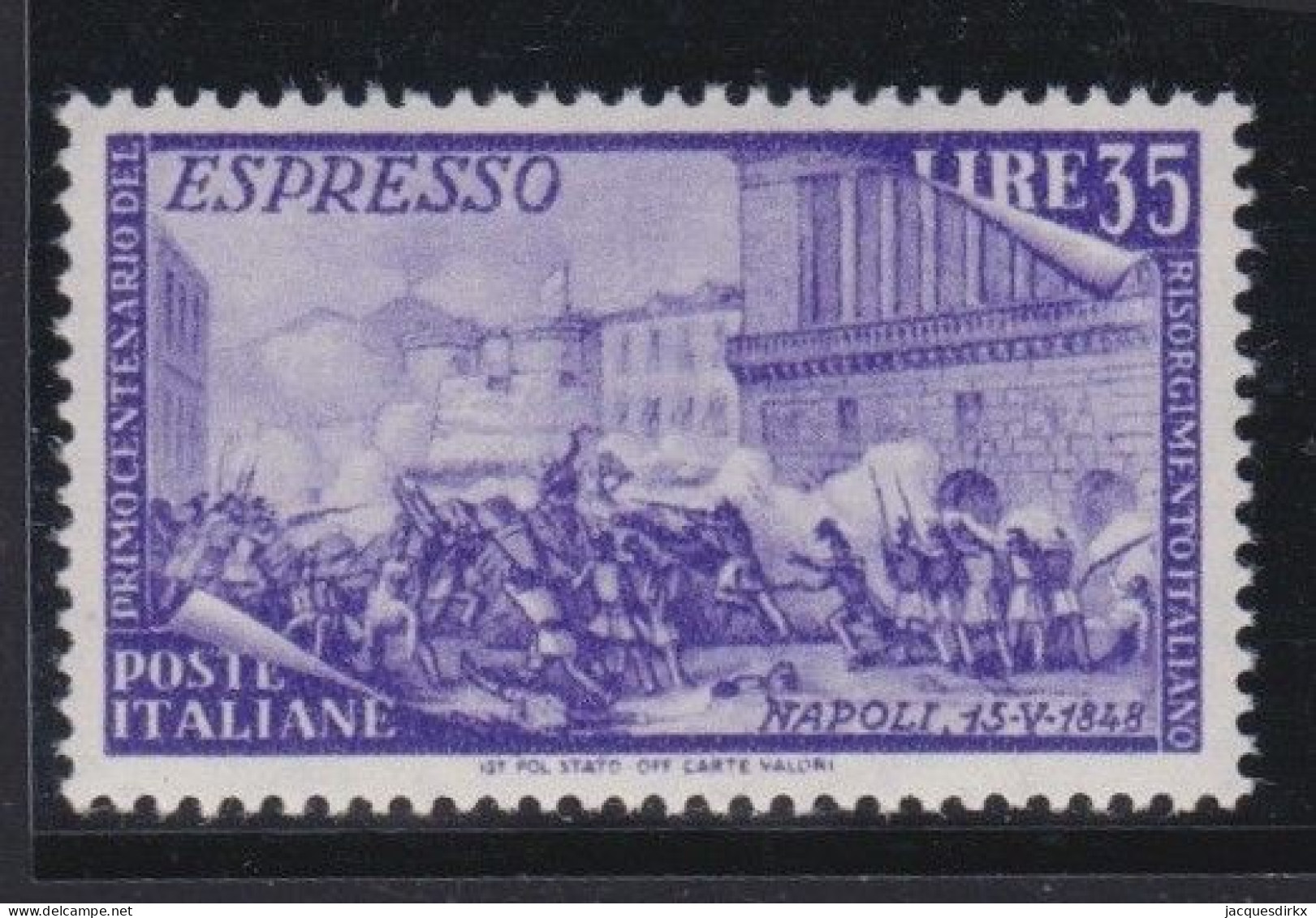 Italy   .  Y&T   .     Expres  35  (2 Scans)     .    **       .    MNH - Express Mail