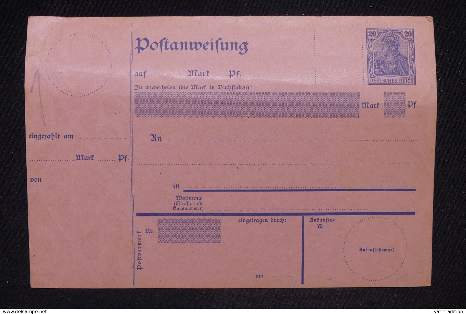 ALLEMAGNE - Mandat Non Circulé - L 149583 - Other & Unclassified