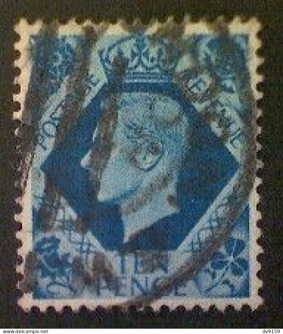 Great Britain, Scott #247, Used(o), 1939, King George VI, 10d, Royal Blue - Usados
