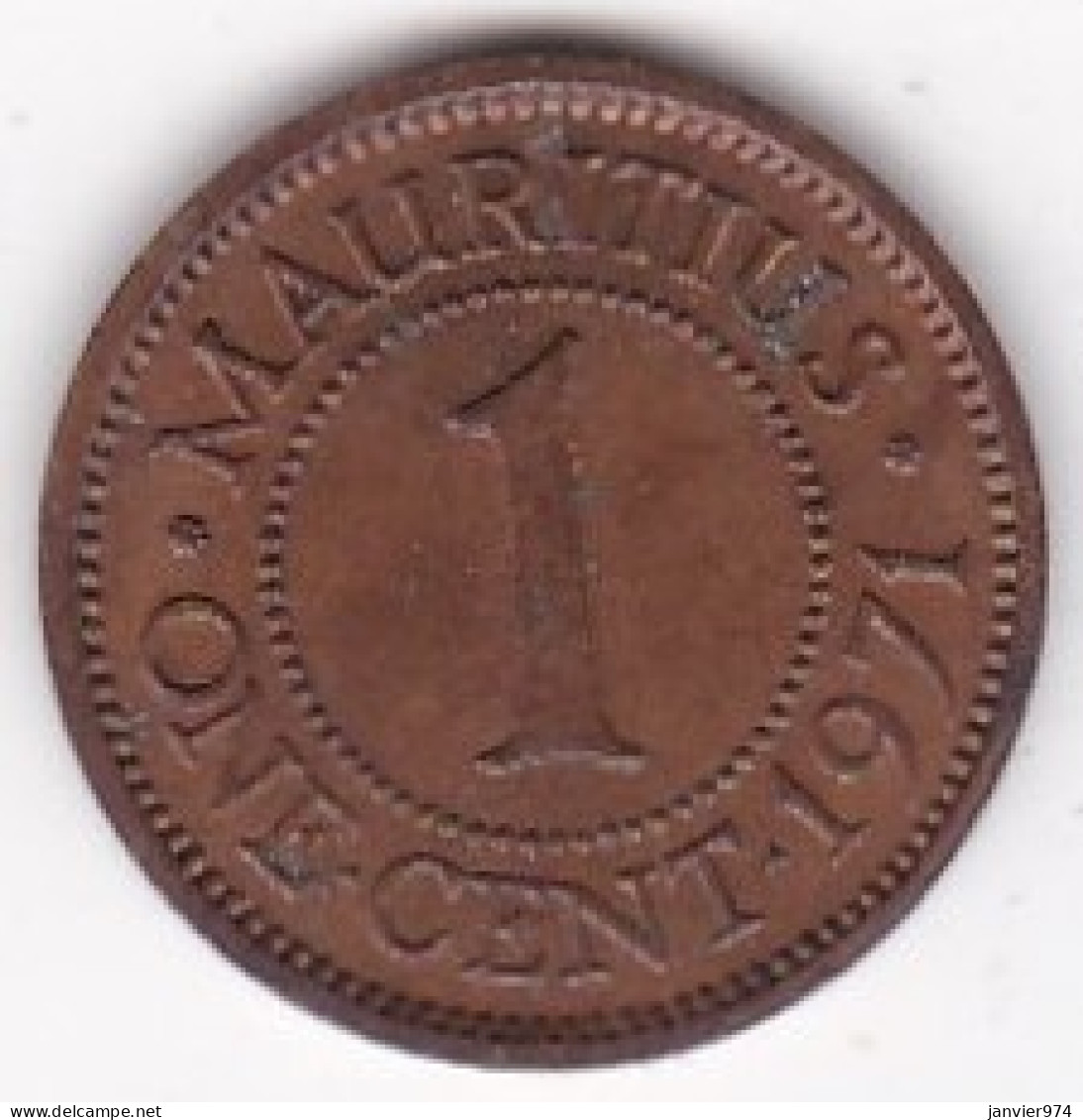 Ile Maurice , 1 Cent 1971 , Elizabeth II , En Bronze , KM# 31 - Maurice