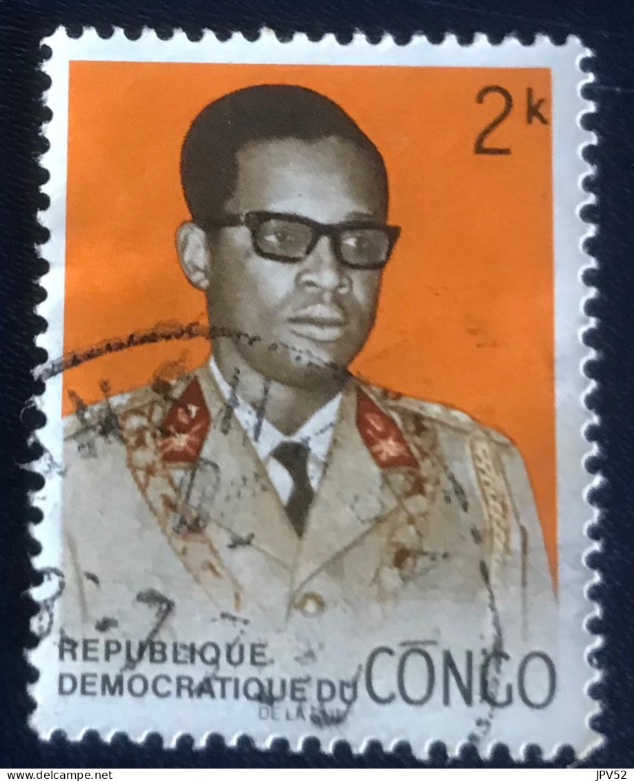 République Démocratique Du Congo - C3/38 - 1969 - (°)used - Michel 345 - Generaal Mobutu - Afgestempeld