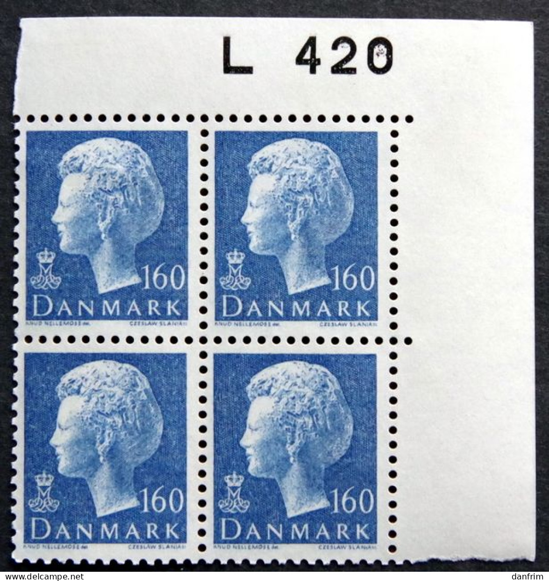 Danmark 1979 MiNr.683  MNH (**)  Queen  Margrethe II.   (LOT KS 1513 ) - Nuovi