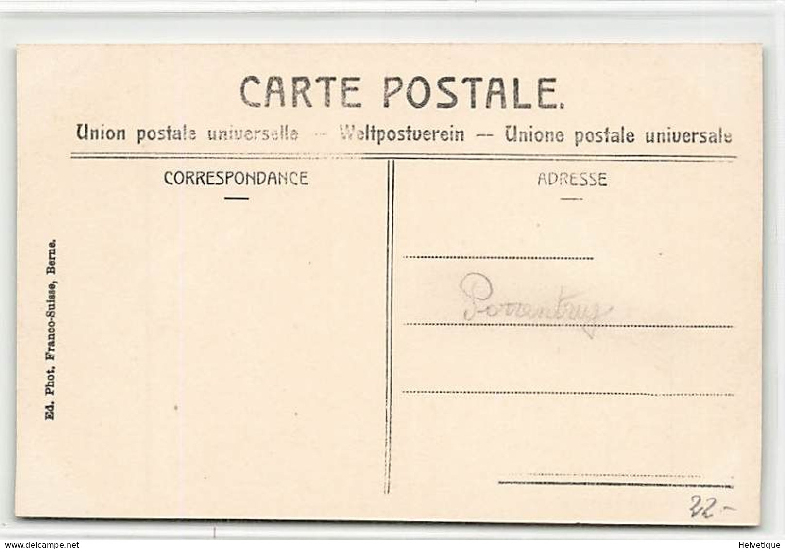 Porrentruy Carte-Photo Animée - Porrentruy