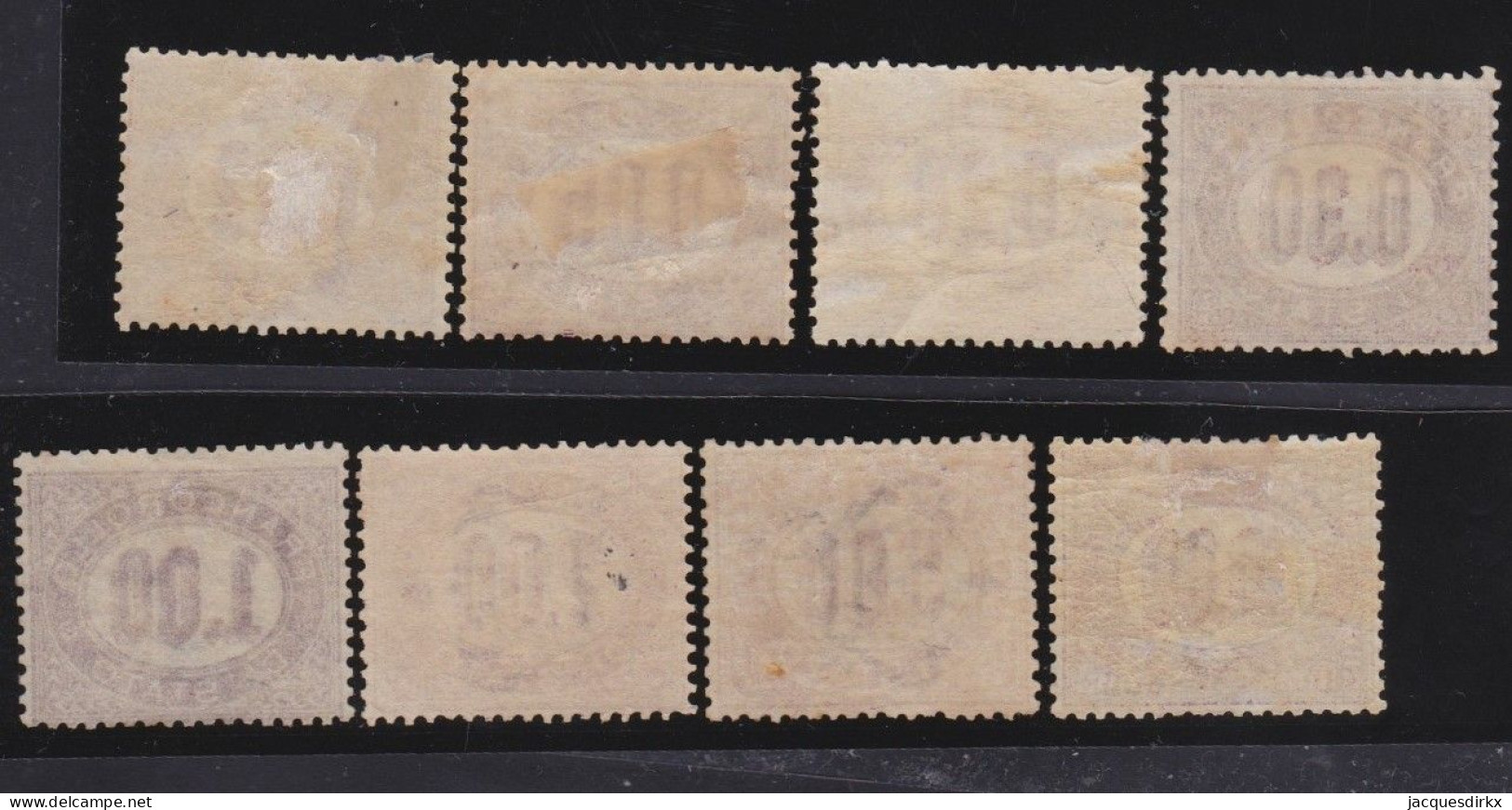 Italy   .  Y&T   .     Service  1/8   (2 Scans)     .    *      .    Mint-hinged - Servizi