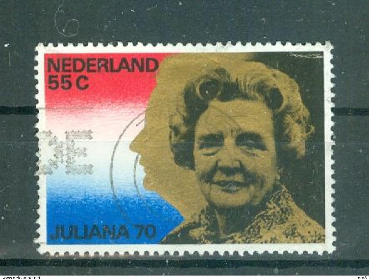 PAYS-BAS - N°1106 Oblitéré - 70°anniversaire De S.M. La Reine Juliana. - Used Stamps