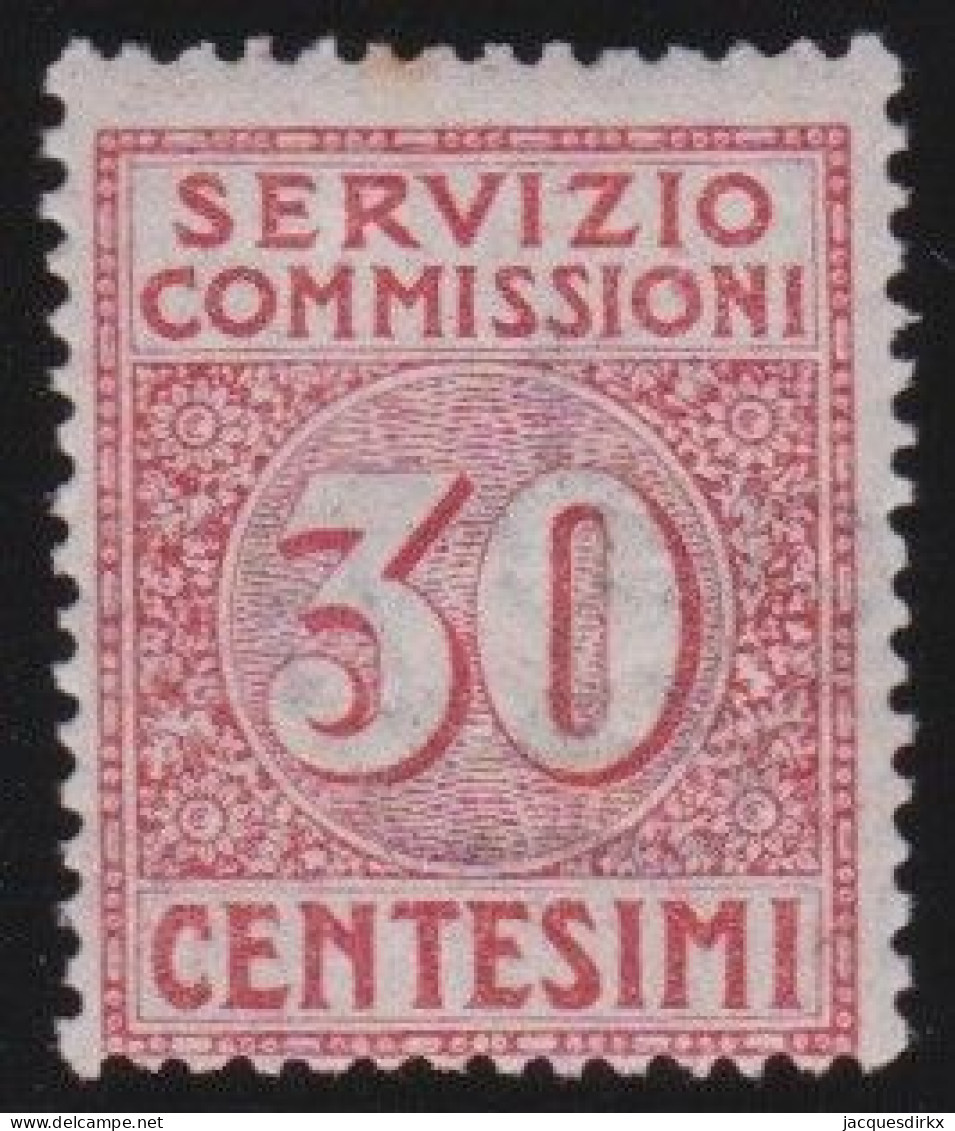 Italy   .  Y&T   .     Service  9    .    **      .    MNH - Mint/hinged