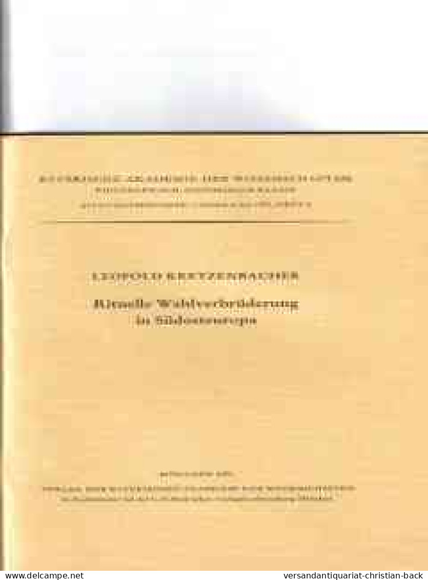 Rituelle Wahlverbrüderung In Südosteuropa : Erlebniswirklichkeit U. Erzählmotiv - Filosofia