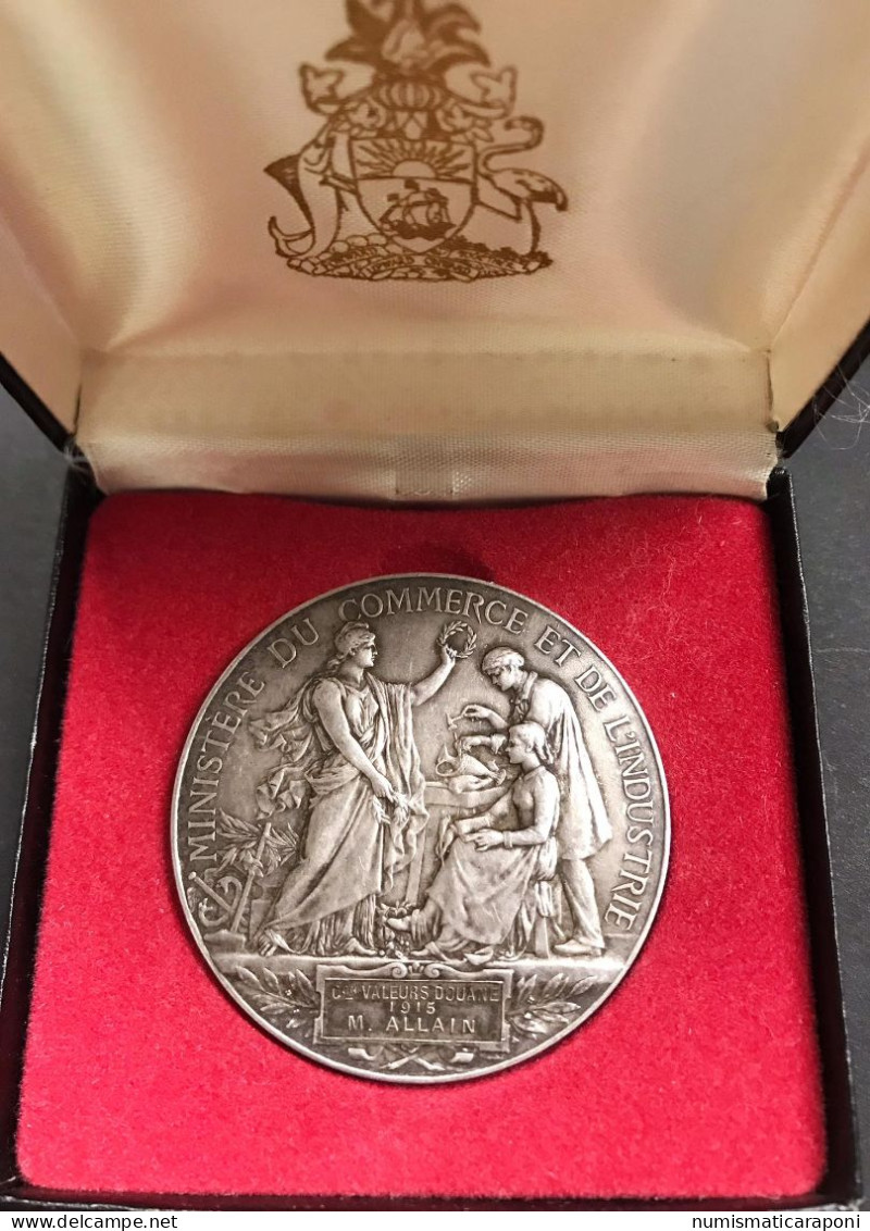 MÉDAILLE Francia France Ministere Du Commerce Et De L'industrie ( 1 Argent Sul Bordo ) In Cofanetto - Monarchia / Nobiltà