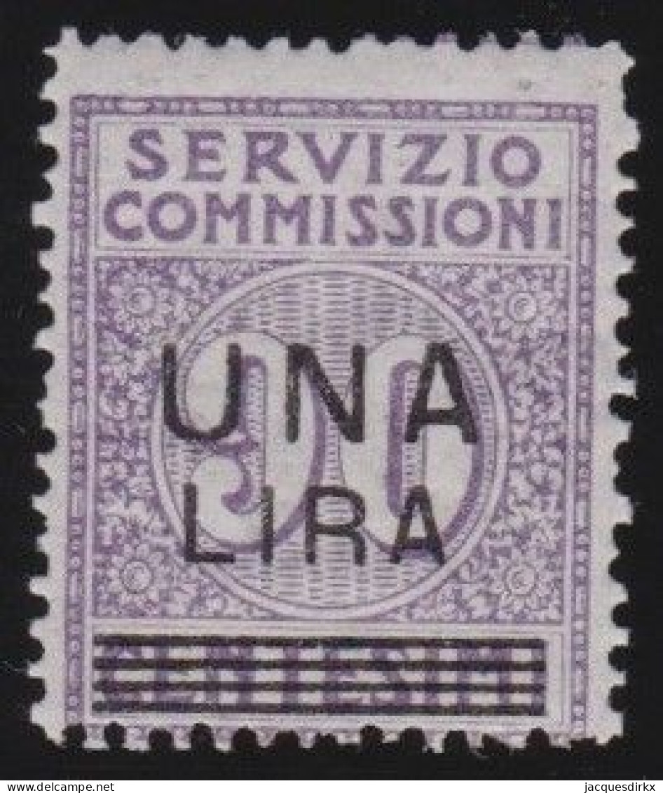 Italy   .  Y&T   .     Service  14  (2 Scans)      .    **      .   MNH - Neufs