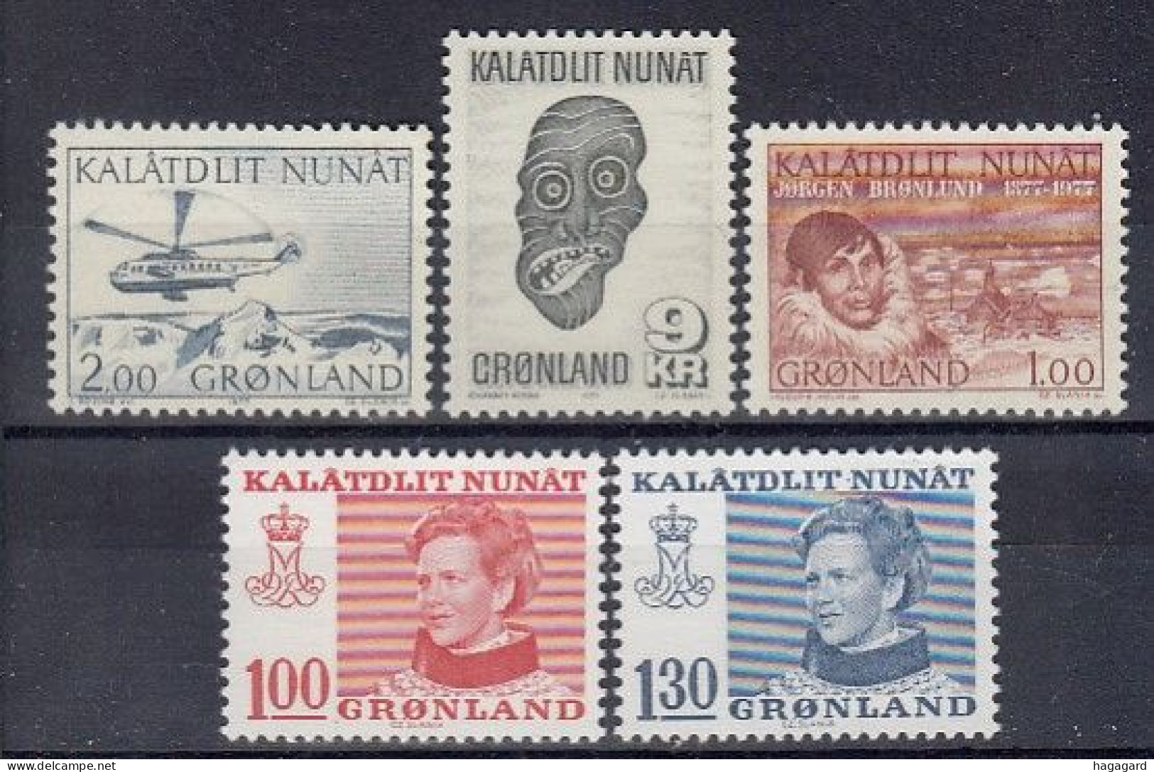 G2691. Greenland 1977. Complete Year Set. Michel 100-04. (4.30€). MNH(**) - Années Complètes