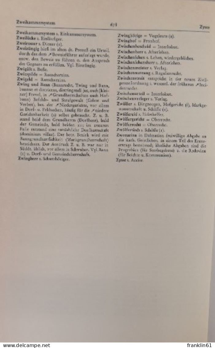 Hilfswörterbuch Für Historiker. 2.  L - Z.. - Glossaries