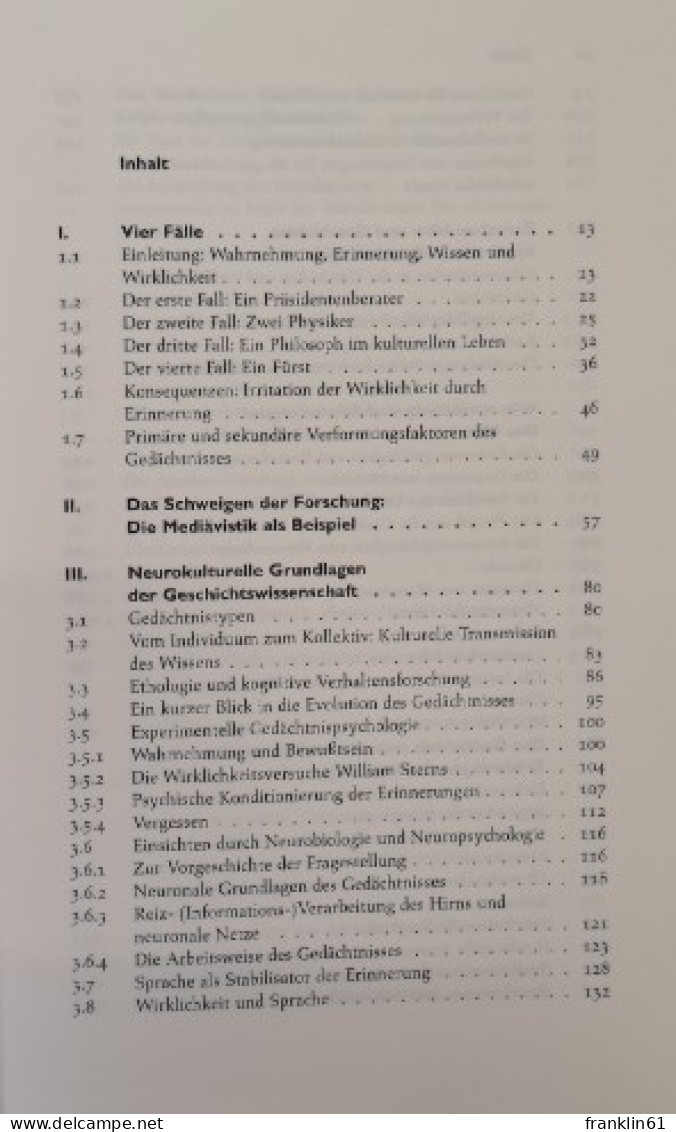 Der Schleier Der Erinnerung. Grundzüge Einer Historischen Memorik. - 4. Neuzeit (1789-1914)