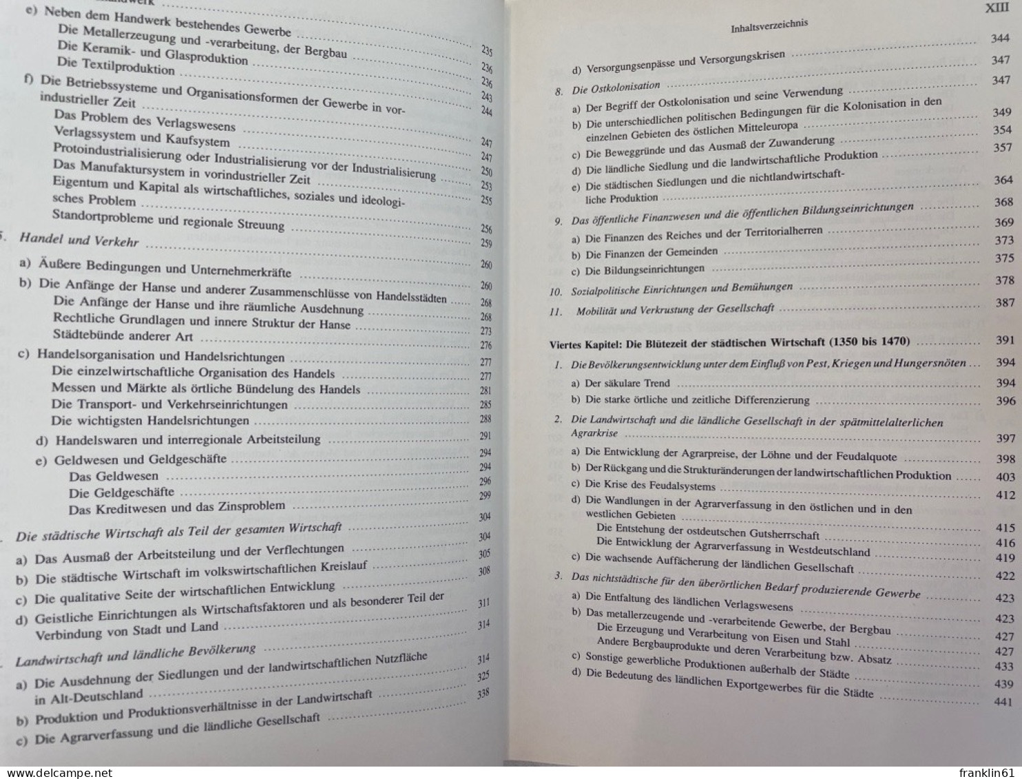 Handbuch der Wirtschafts- und Sozialgeschichte Deutschlands; Band 1., Deutsche Wirtschafts- und Sozialgeschich