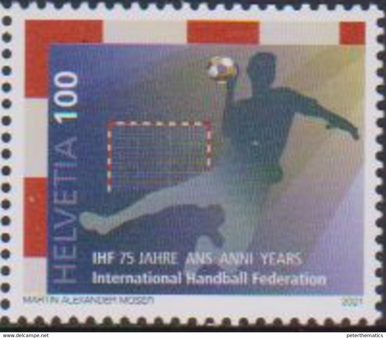 SWITZERLAND, 2021, MNH, SUSTAINABILITY,1v - Balonmano