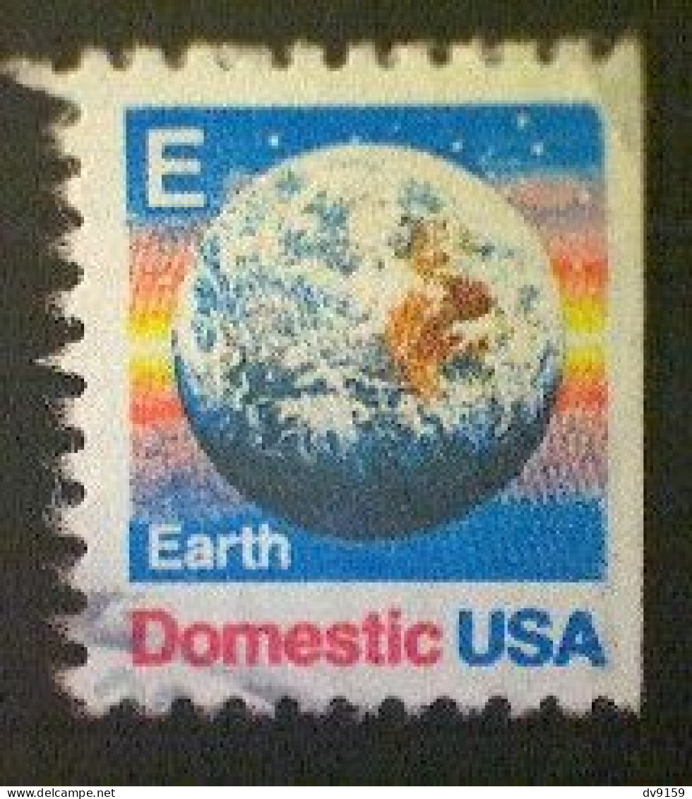 United States, Scott #2282, Used(o) Booklet, 1982, View Of The Earth, Rate Change Stamp (25¢) - Used Stamps