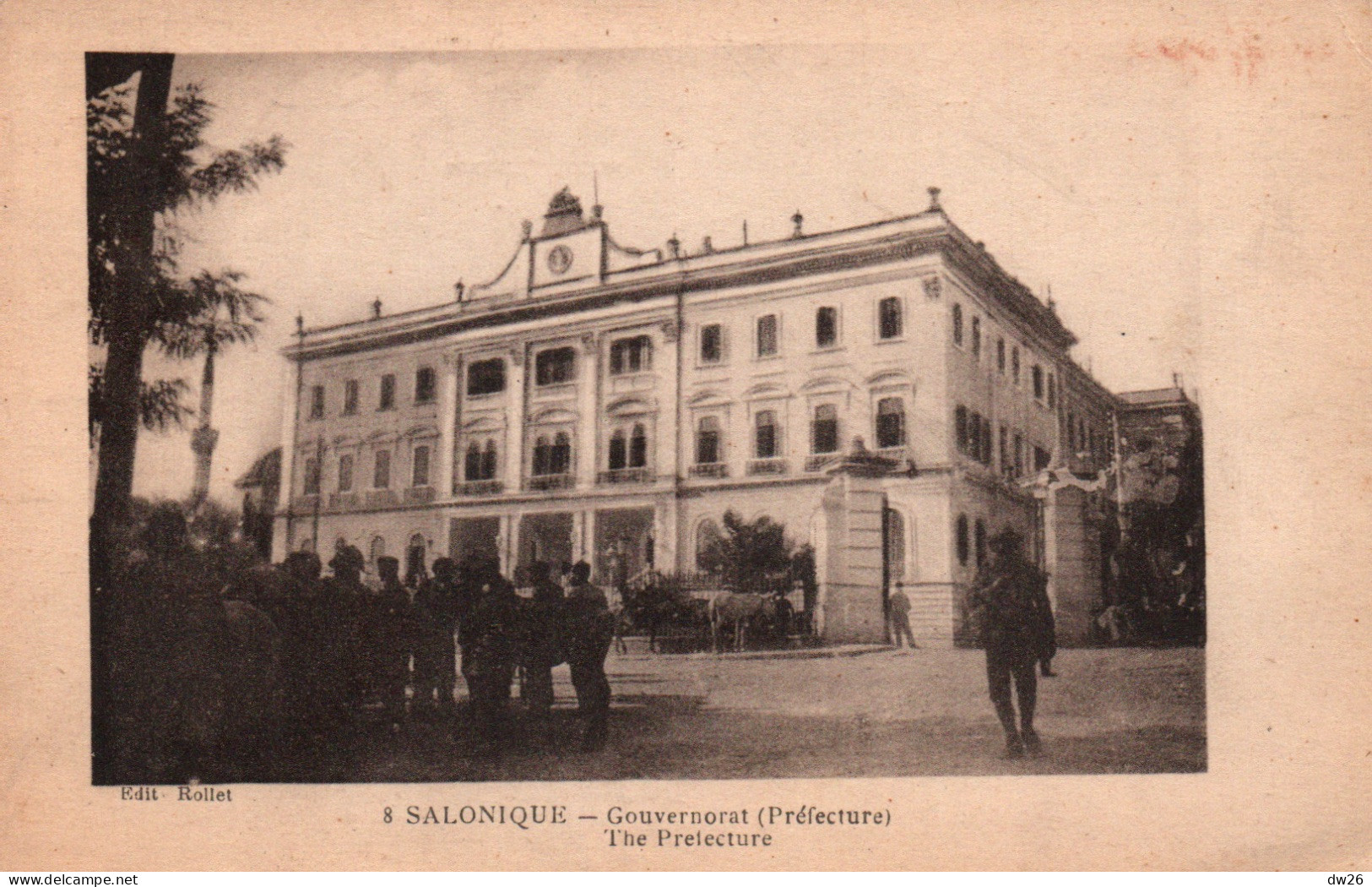 Grèce - Salonique (Thessalonique) Le Gouvernorat, Préfecture - Edition Rollet - Carte N° 8 Non Circulée - Griechenland