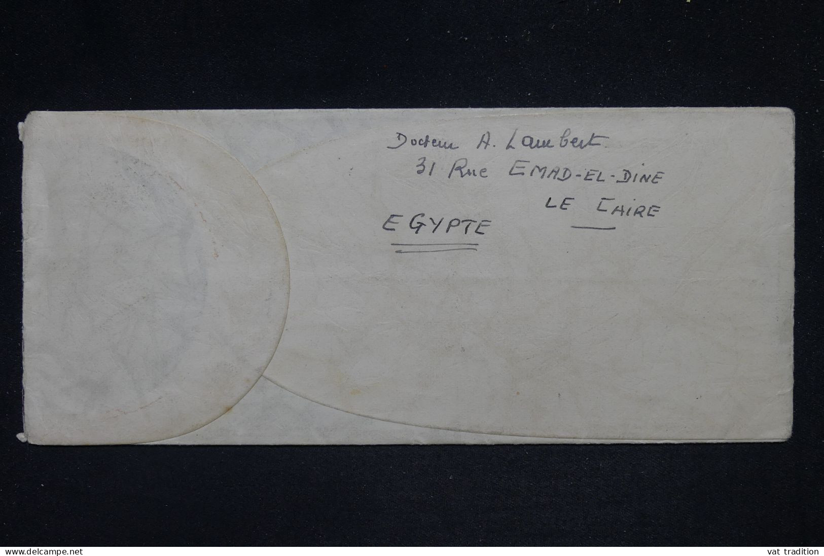 EGYPTE - Enveloppe Du Caire Pour La France En 1946 -  L 149606 - Briefe U. Dokumente