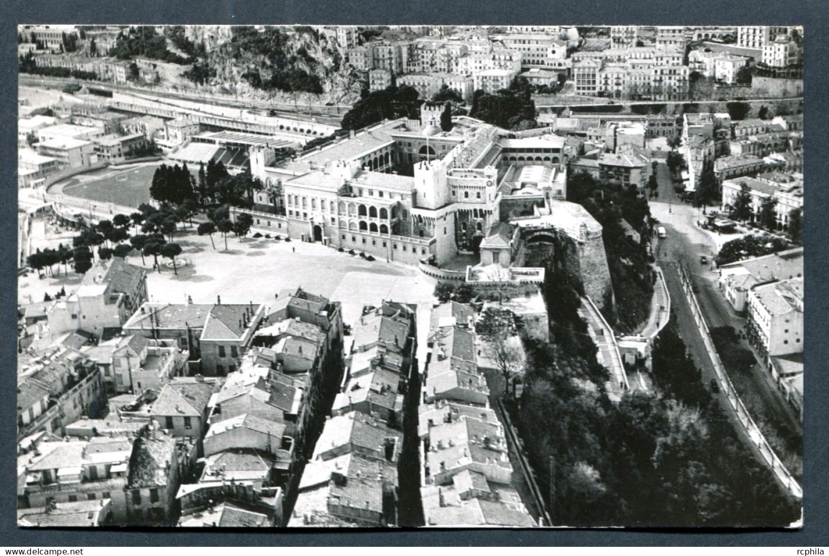 RC 26912 MONACO 1952 SERVICE DU COURRIER - PALAIS DE MONACO SUR CARTE POSTALE - Storia Postale