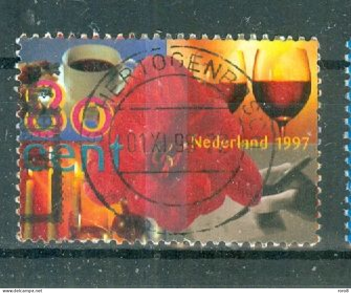 PAYS-BAS - N°1590 Oblitéré - Timbre De Souhaits. - Used Stamps