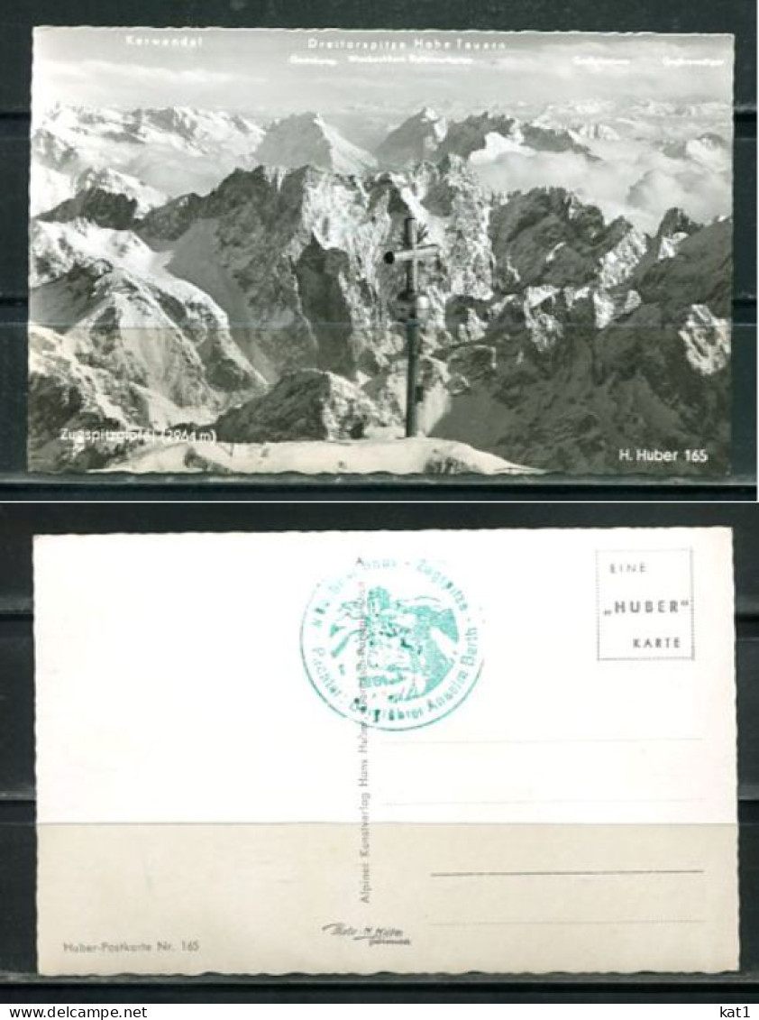 K19522)Ansichtskarte: Zugspitze, Gipfel - Zugspitze