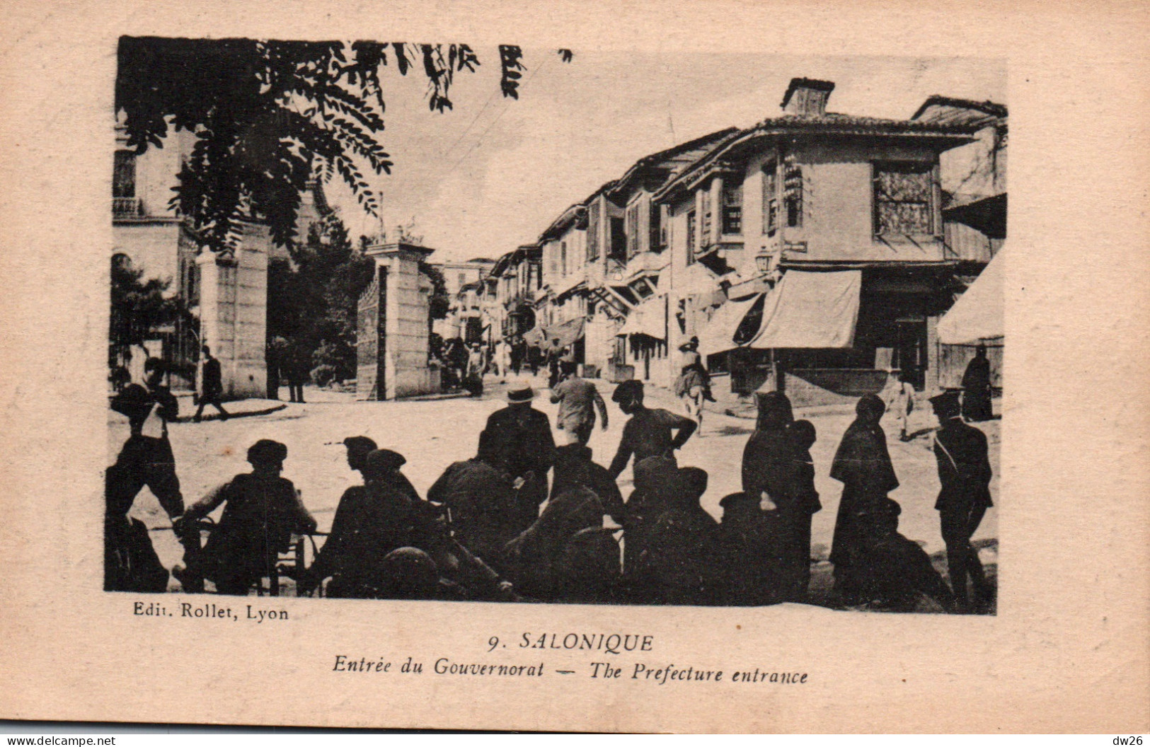 Grèce - Salonique (Thessalonique) L'Entrée Du Gouvernorat (Préfecture) Edition Rollet - Carte N° 9 - Griechenland