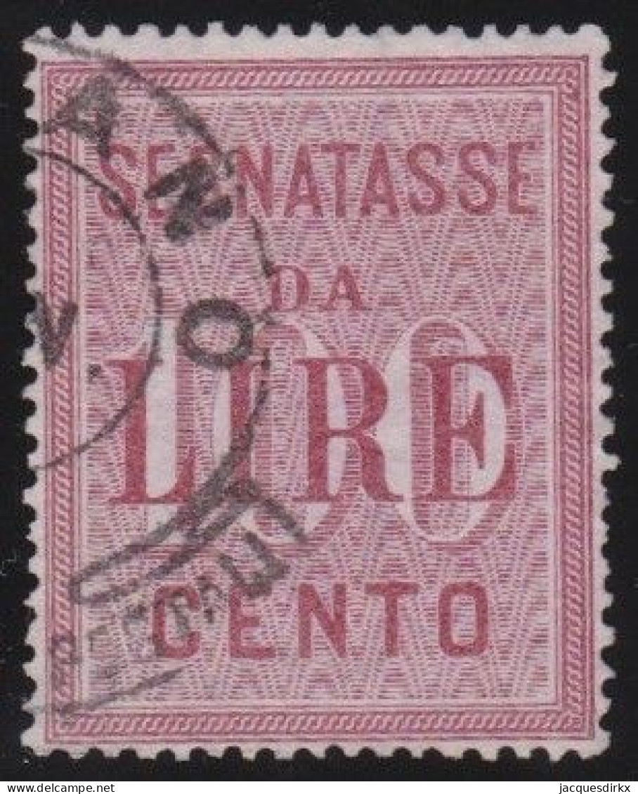 Italy   .  Y&T   .     Taxe  25   .   O      .    Cancelled - Postage Due