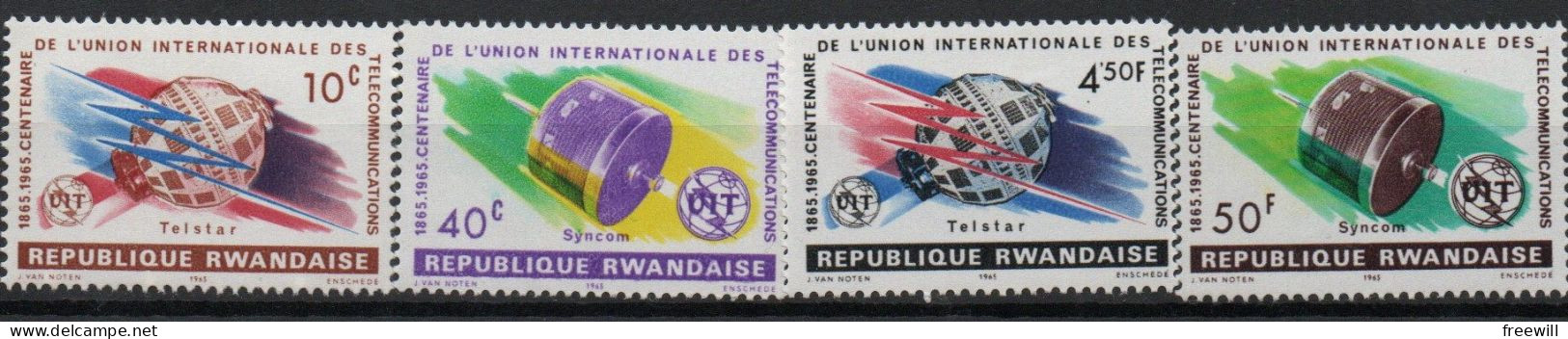 Rwanda Union Internationale Des Télécommunications - I.T.U.1965 XX - Nuevos