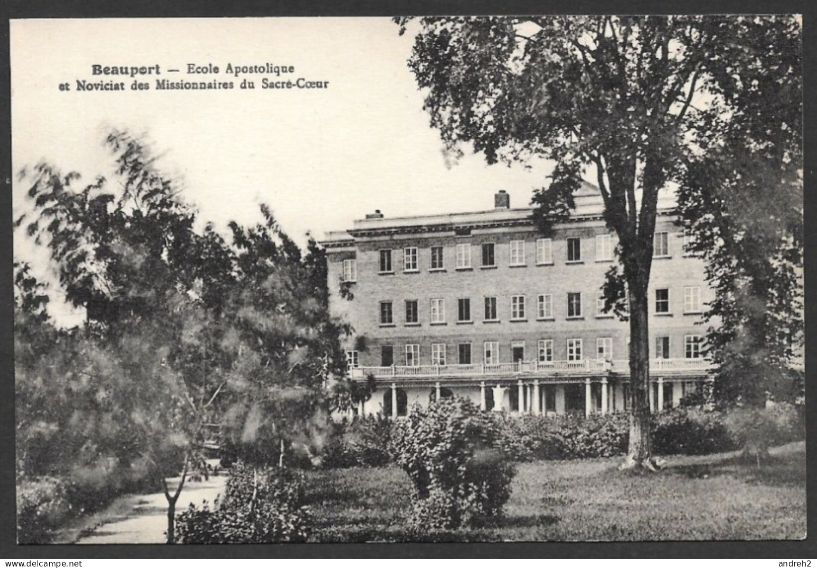 Beauport  Québec - C.P.A. École Apostolique Et Noviciat Des Missionnaires Du Sacré Coeur - Québec - Beauport