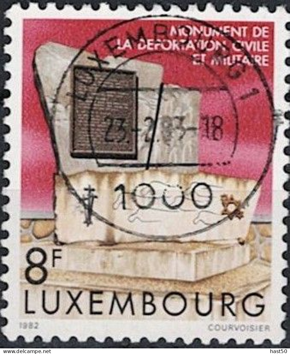 Luxemburg - 40. Jahrestag Des Gauleitererlasses Vom 30. August 1942 (MiNr: 1062) 1982 - Gest Used Obl - Gebraucht