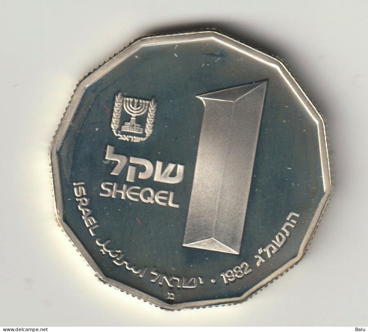 Israel 1982 1 Sheqel Qumran Silver 850, Proof, 30mm, 14,4g. Commemorative Coin In Originalverpackung - Israel