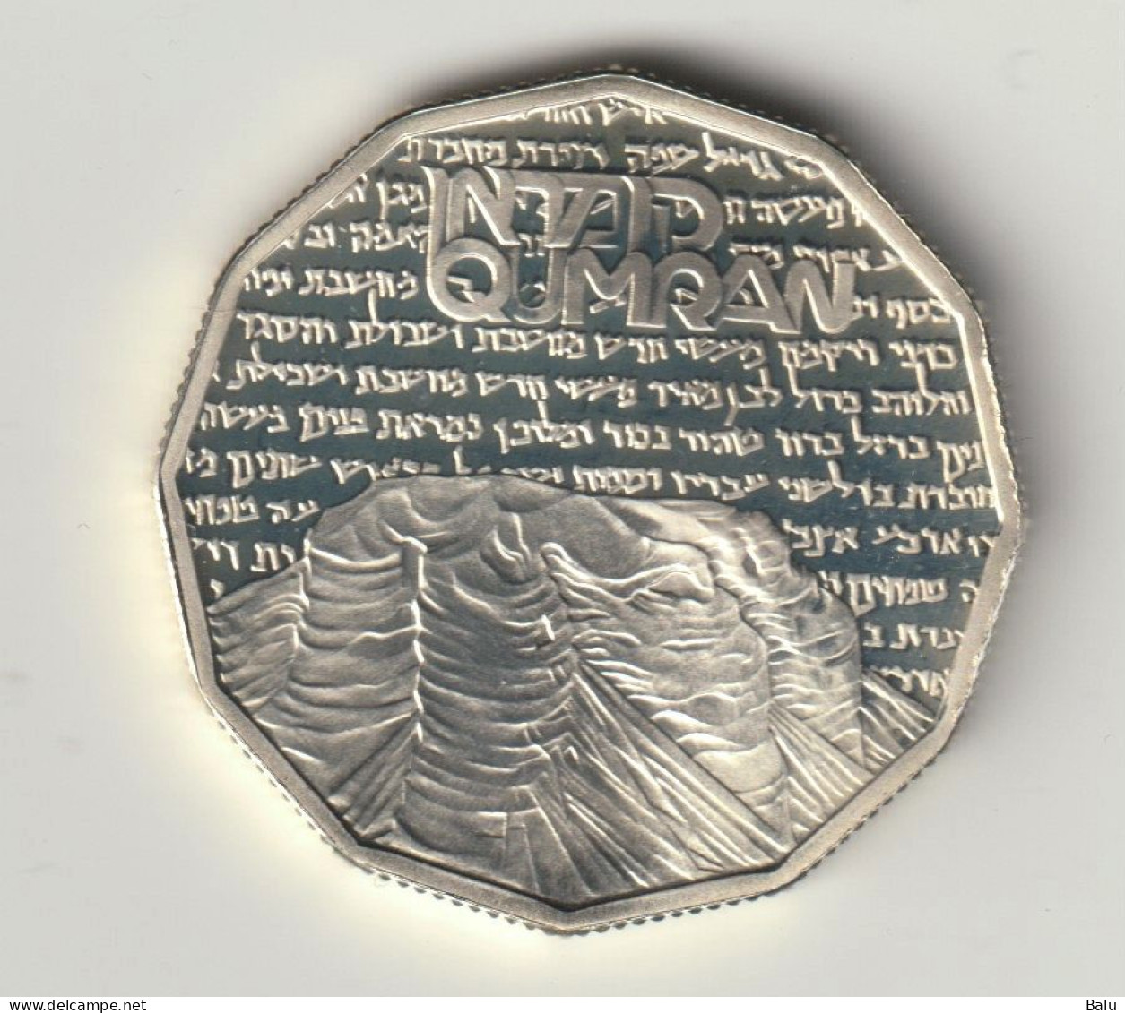 Israel 1982 1 Sheqel Qumran Silver 850, Proof, 30mm, 14,4g. Commemorative Coin In Originalverpackung - Israel