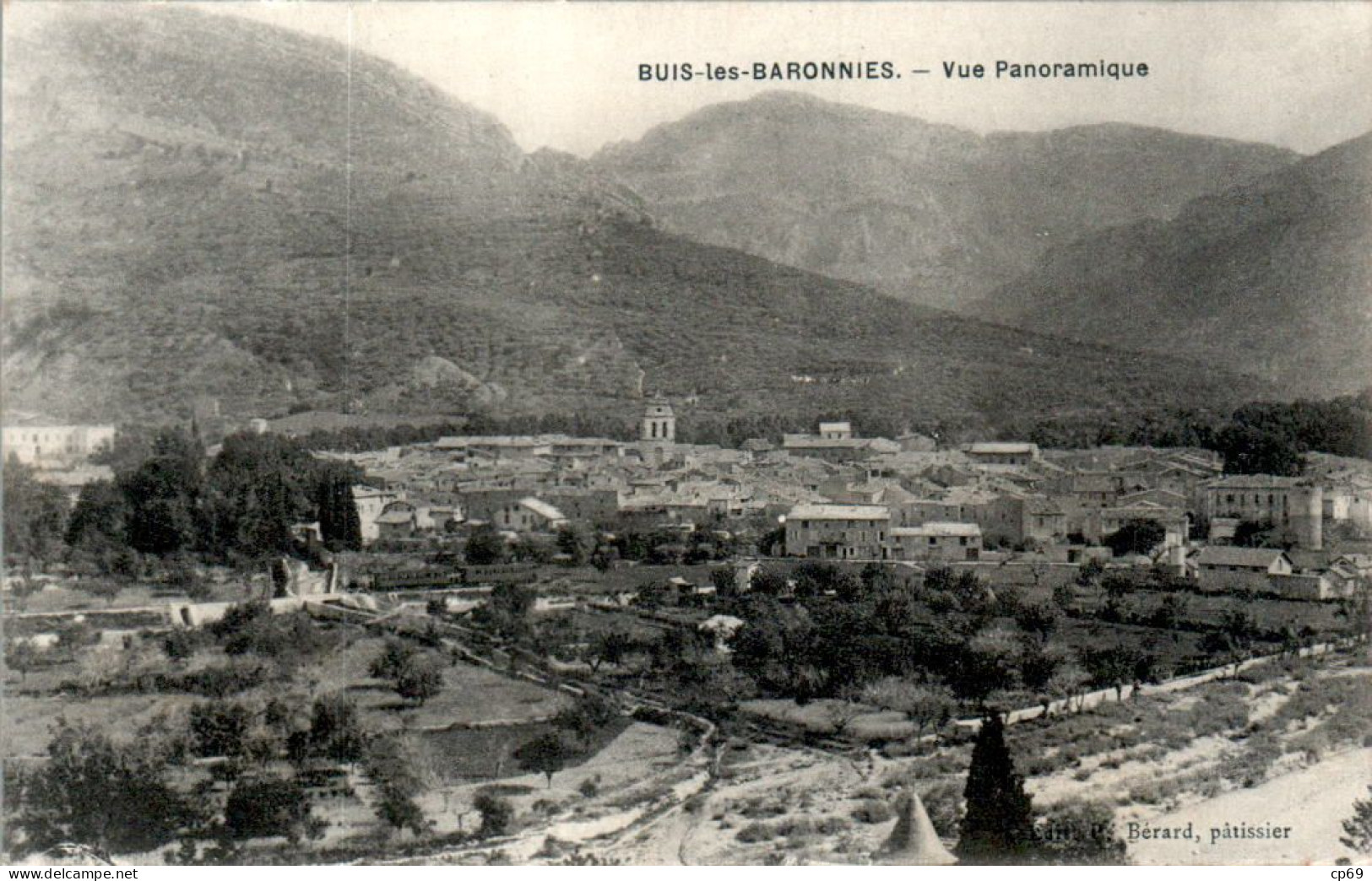 Buis-les-Baronnies Vue Panoramique Drôme 26170 Cpa Ecrite En 1916 En B.Etat - Buis-les-Baronnies