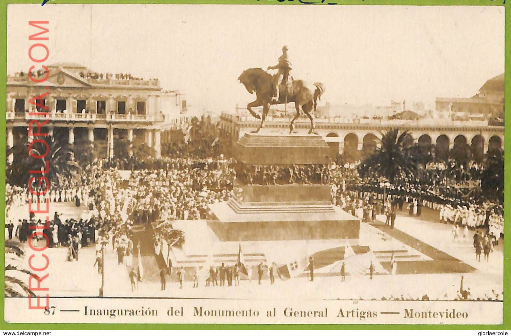 Af2727 - URUGUAY - VINTAGE POSTCARD - MONTEVIDEO - Real Photo - Uruguay