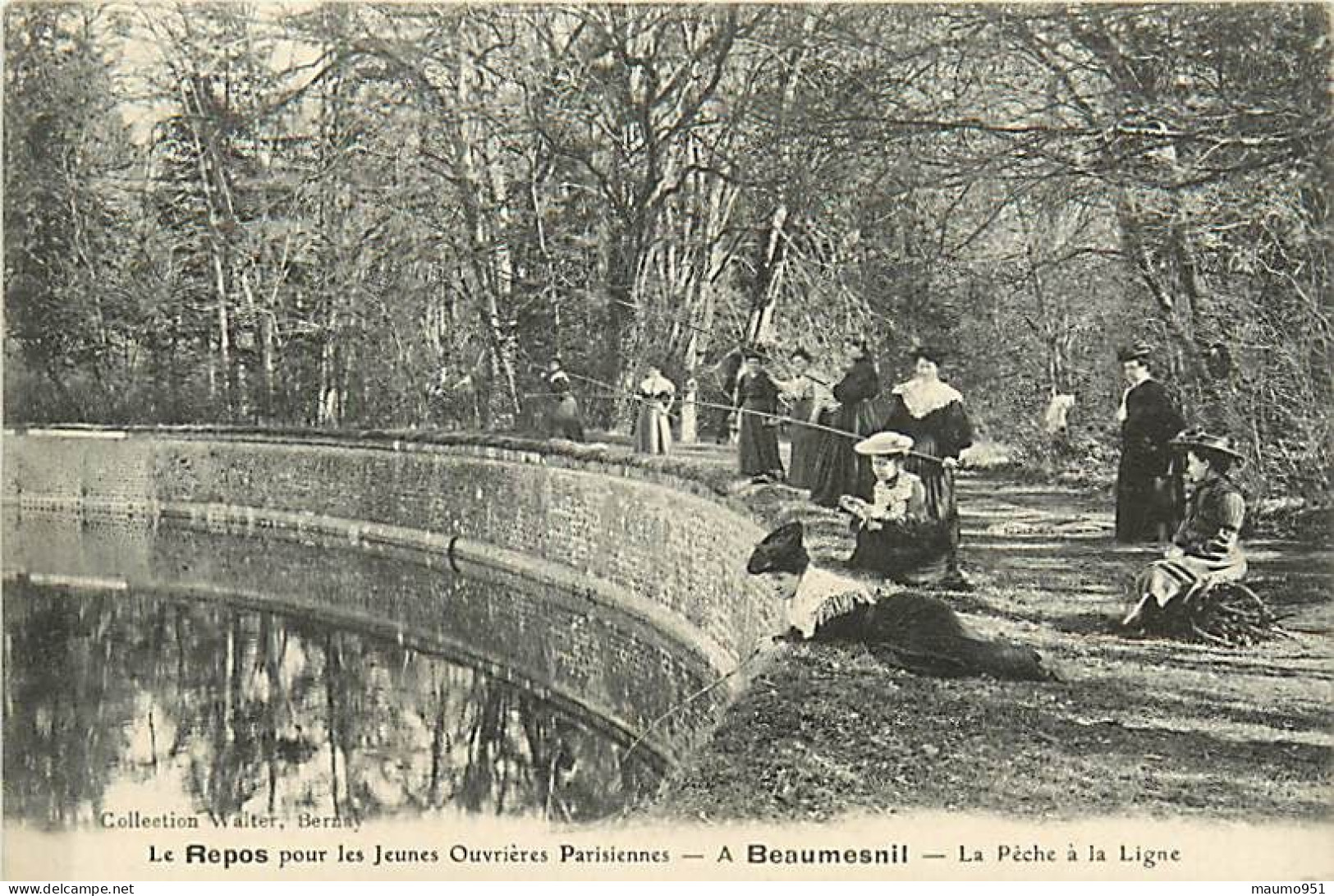 27 BEAUMESNIL- La Pêche à La Ligne - Beaumesnil