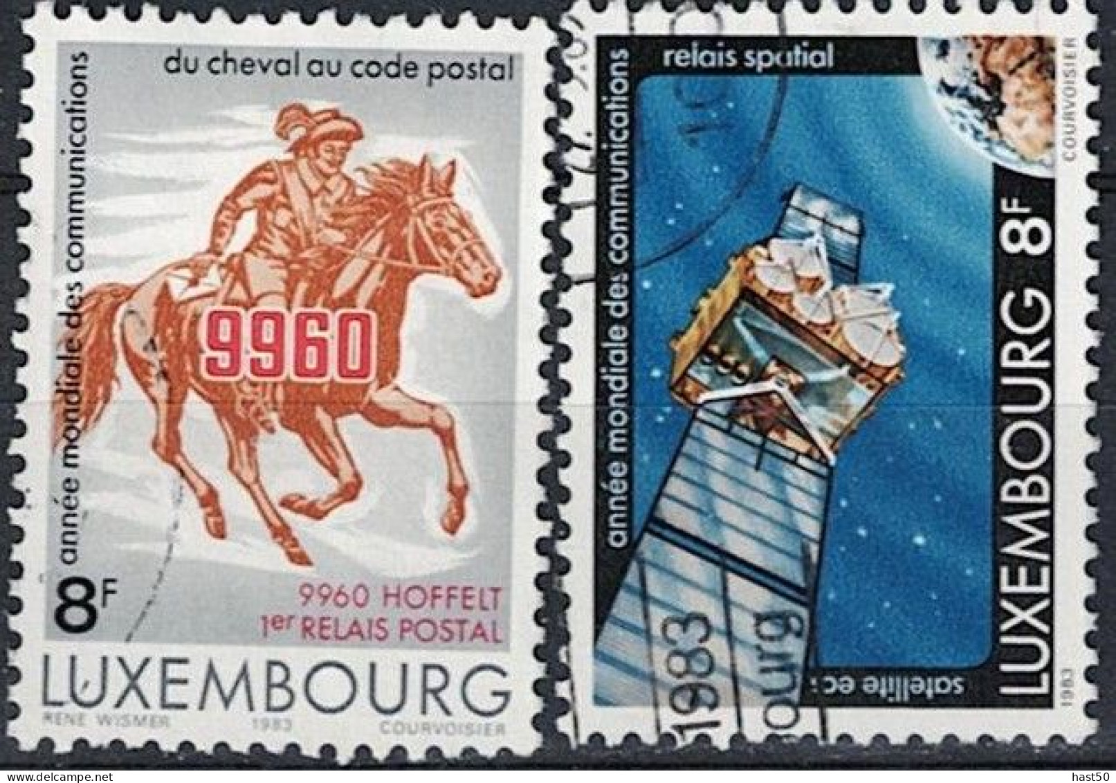 Luxemburg - Weltkommunikationsjahr (MiNr: 1078/9) 1983 - Gest Used Obl - Used Stamps