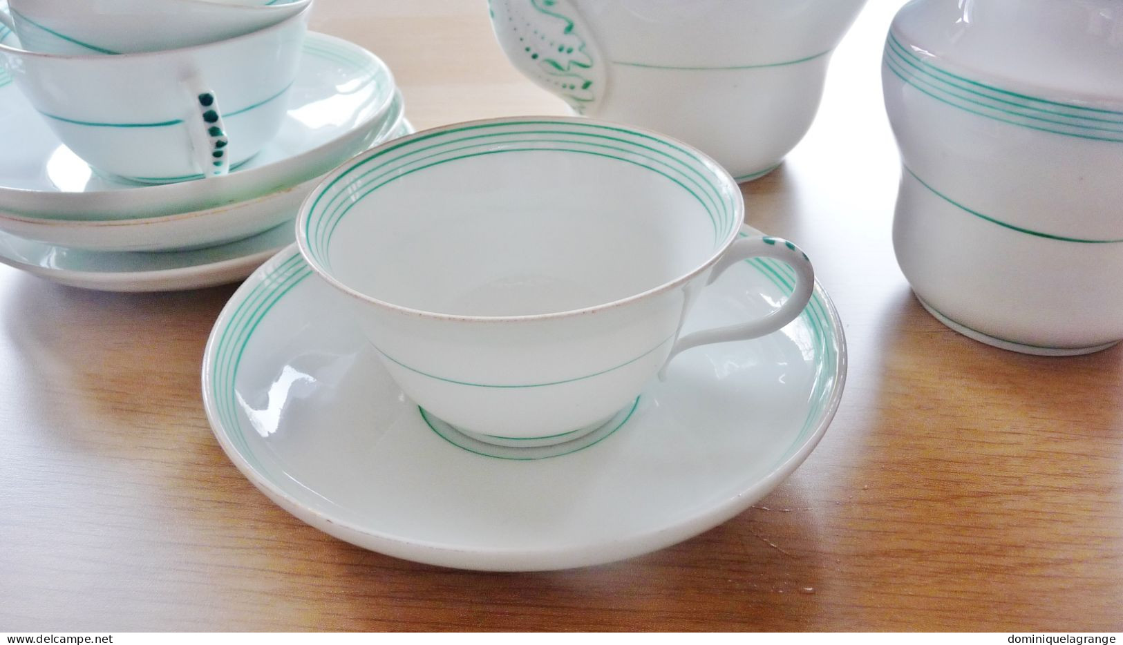 Service à Thé Ou à Café Porcelaine Fin 19ème Siècle - Théières