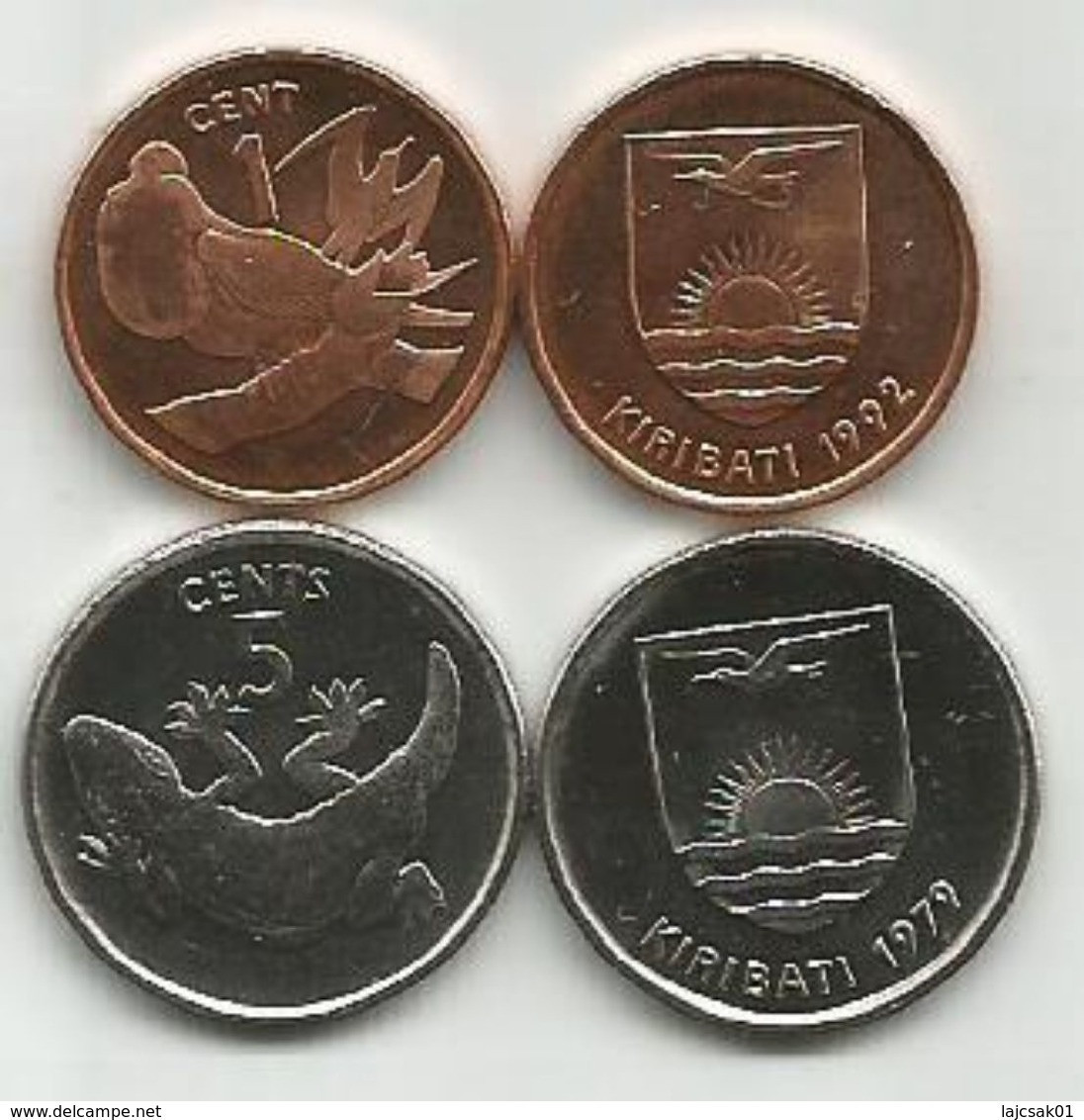 Kiribati 1 And 5 Cents 1979 - 1992. High Grade - Kiribati