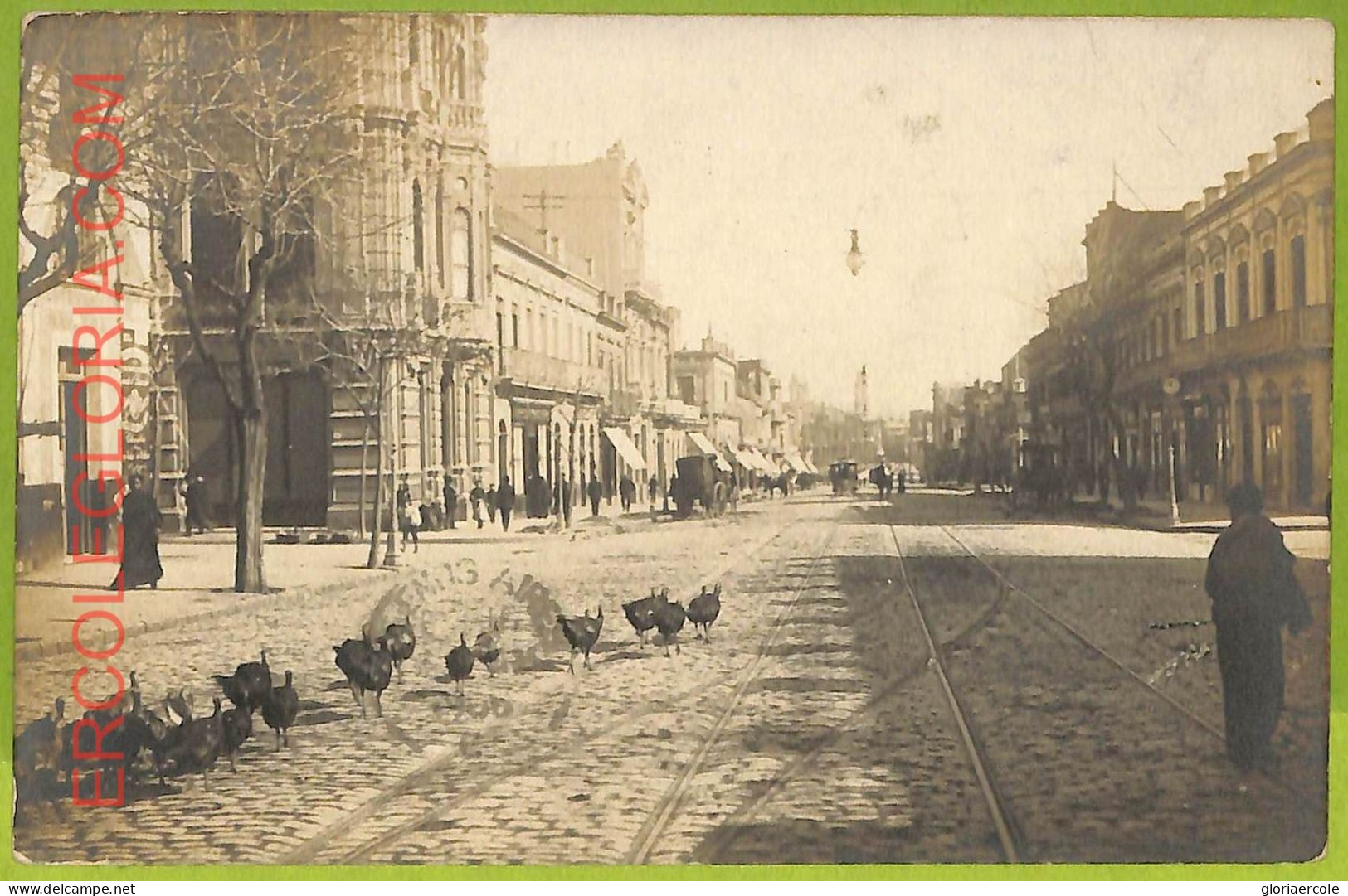 Af2731 - URUGUAY - VINTAGE POSTCARD - MONTEVIDEO - Real Photo - 1906 - Uruguay