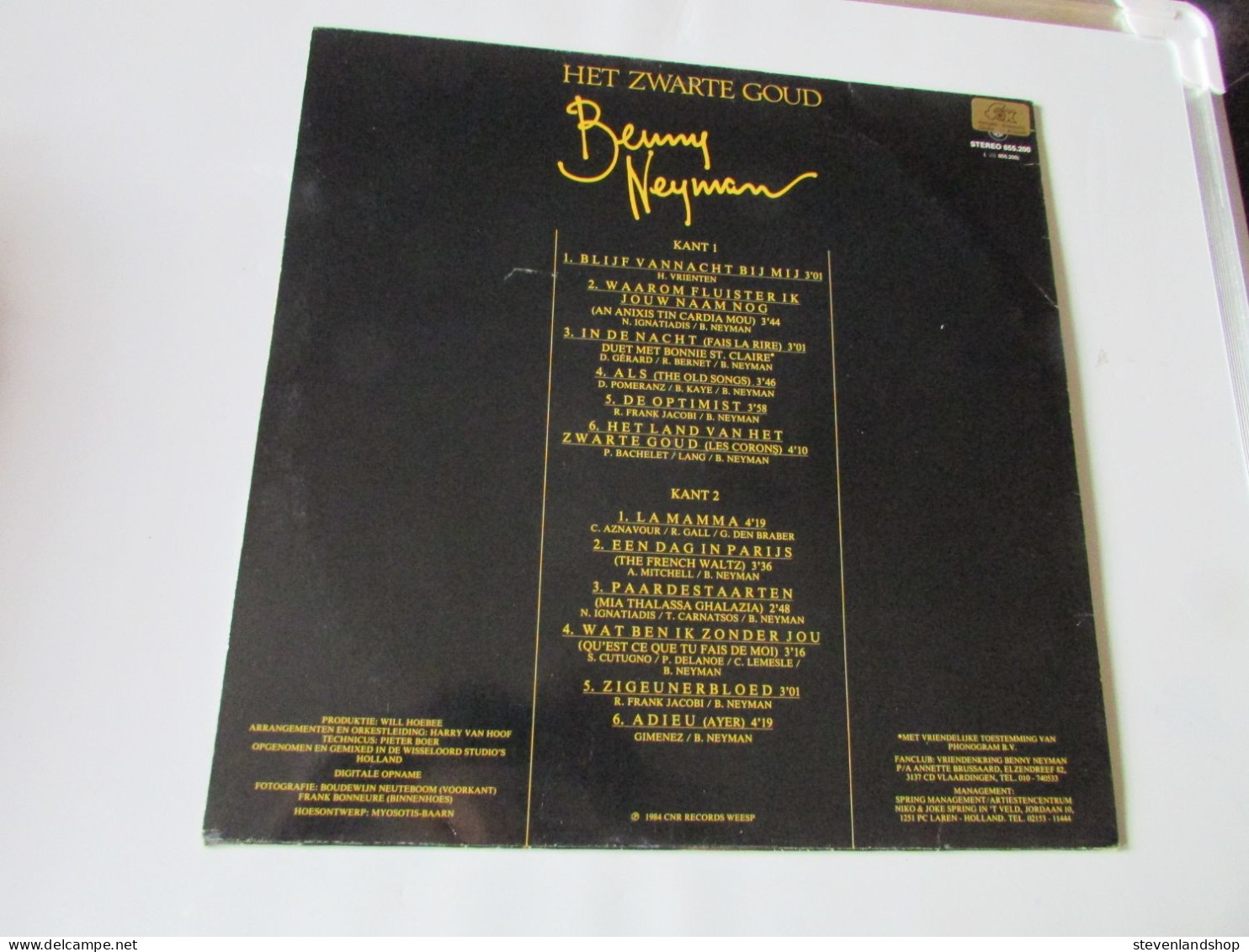 BENNY NEYMAN, HET ZWARTE GOUD, LP - Other - Dutch Music