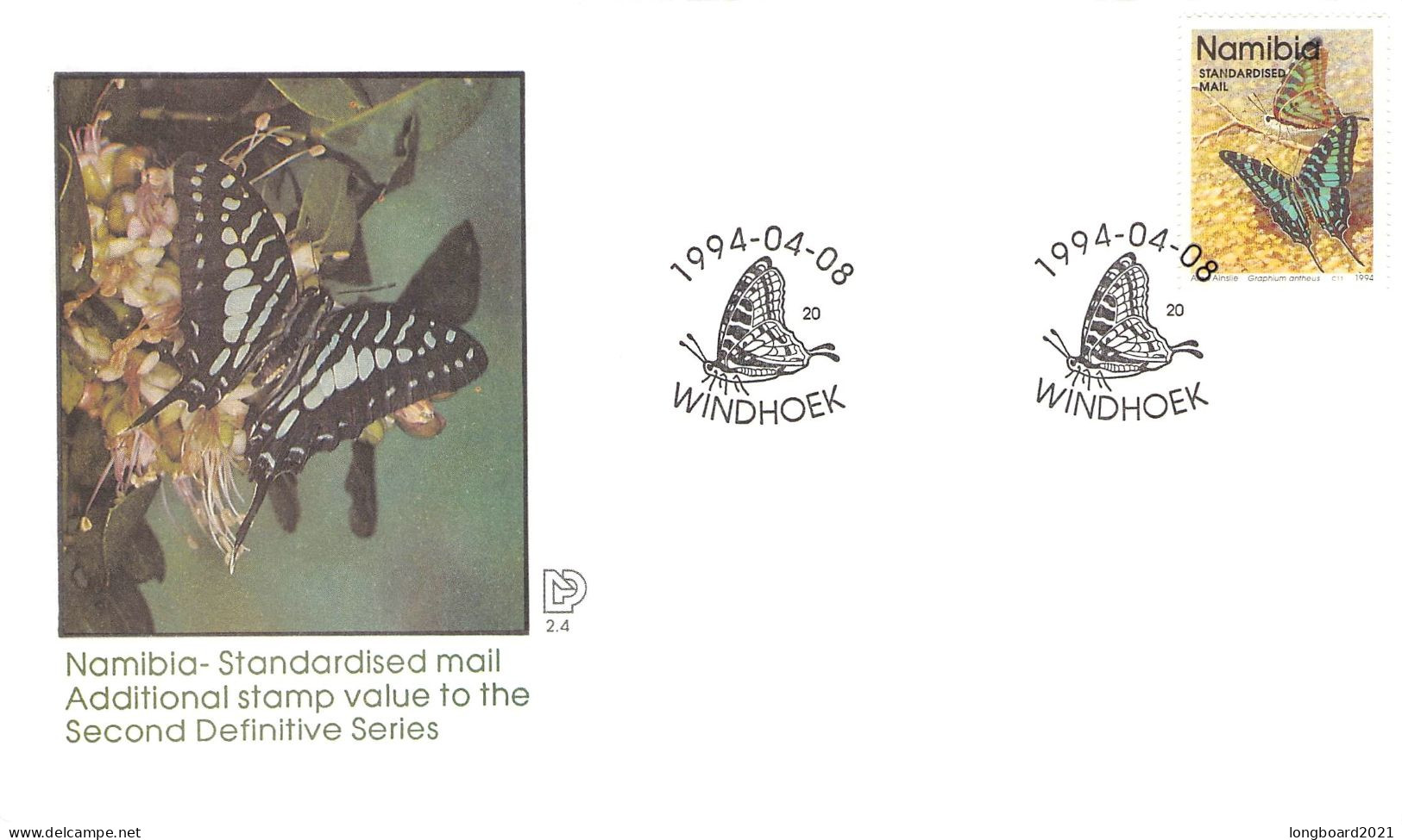 NAMIBIA - FDC 1994 BUTTERFLY / 4319 - Namibie (1990- ...)