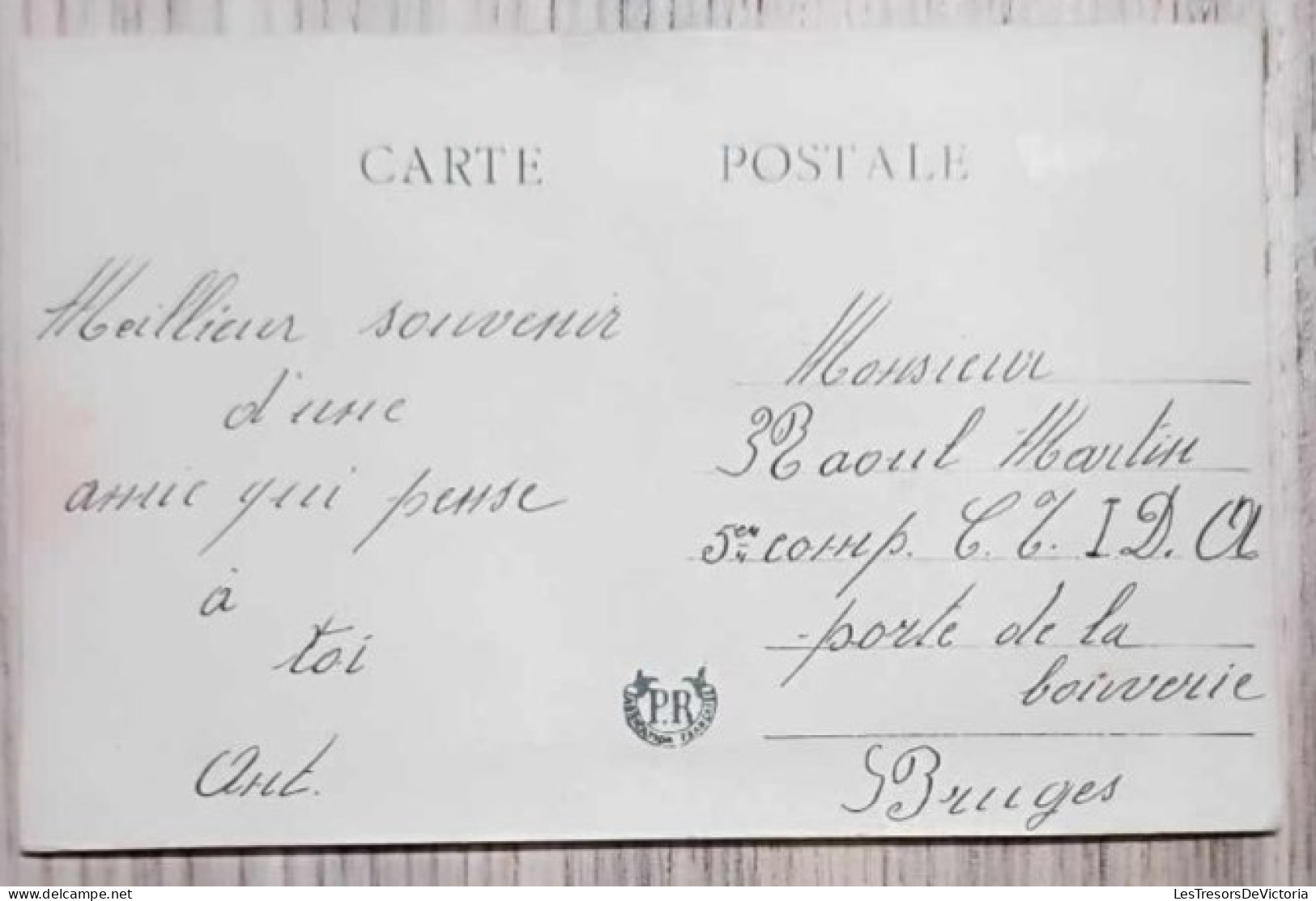 Carte Brodée - Nouvel An 1920 - Carte Postale Ancienne - Brodées