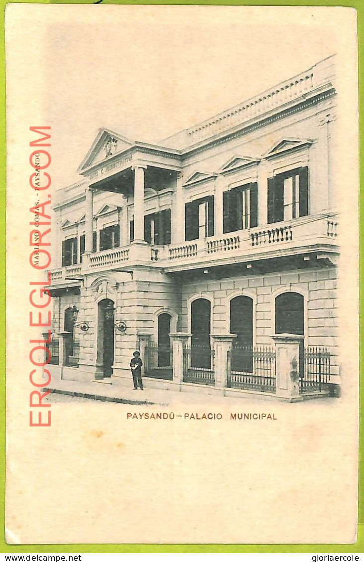 Af2750 - URUGUAY - VINTAGE POSTCARD - Paysandu - Palacio Municipal - Uruguay