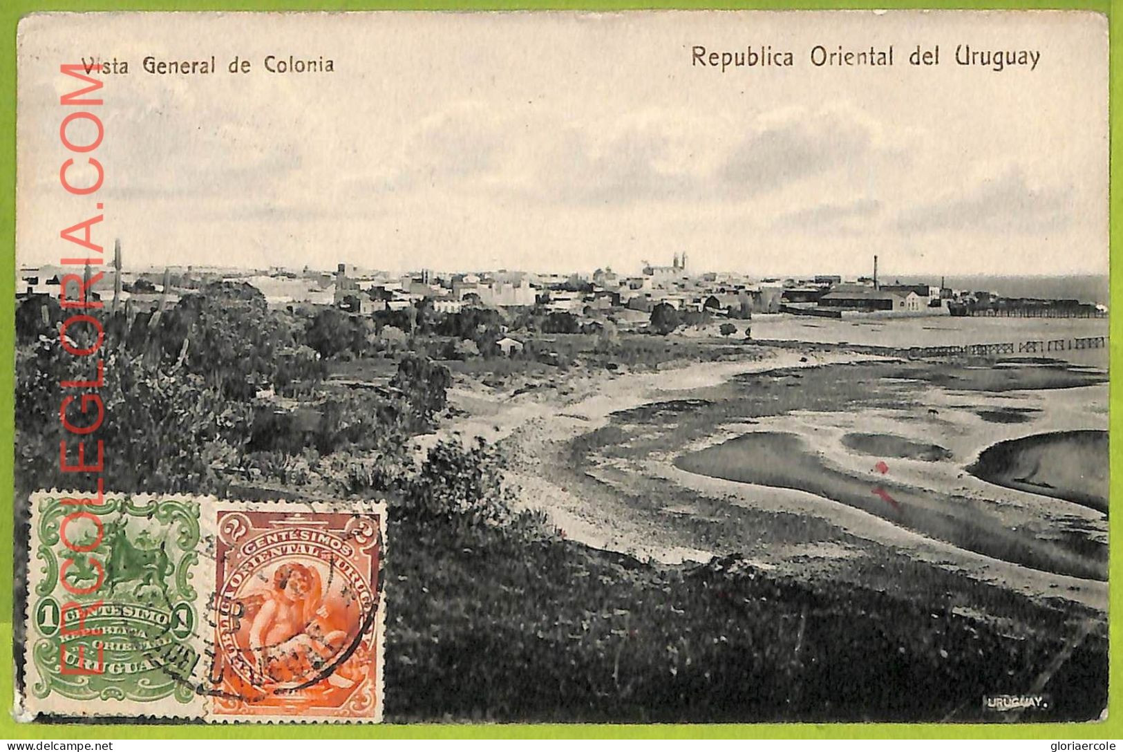 Af2751 - URUGUAY - VINTAGE POSTCARD - Colonia - 1910 - Uruguay