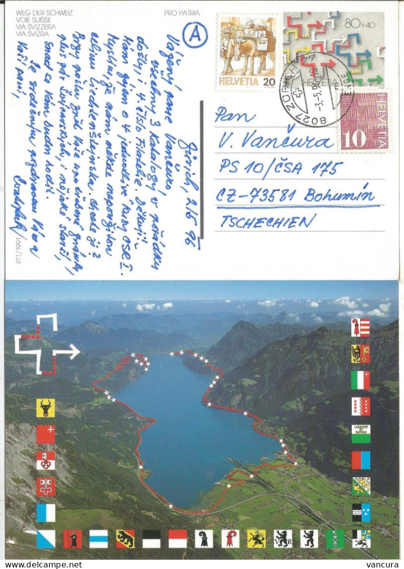 CDV Suisse Switzerland  Weg Der Schweiz 1991 - Other & Unclassified