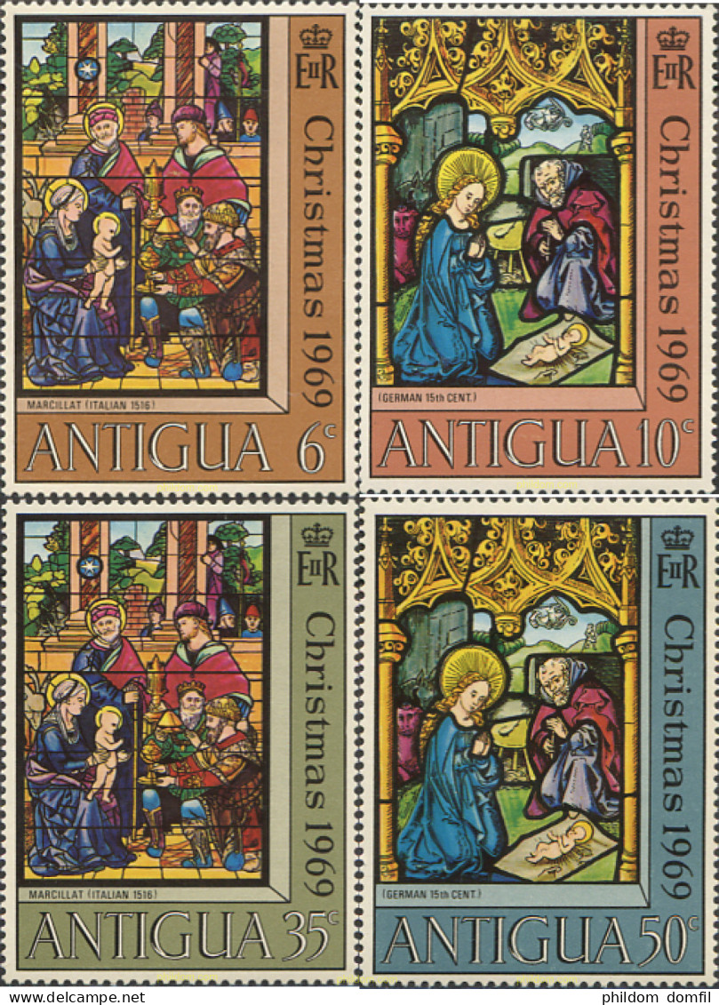 231060 MNH ANTIGUA 1969 NAVIDAD - Other & Unclassified