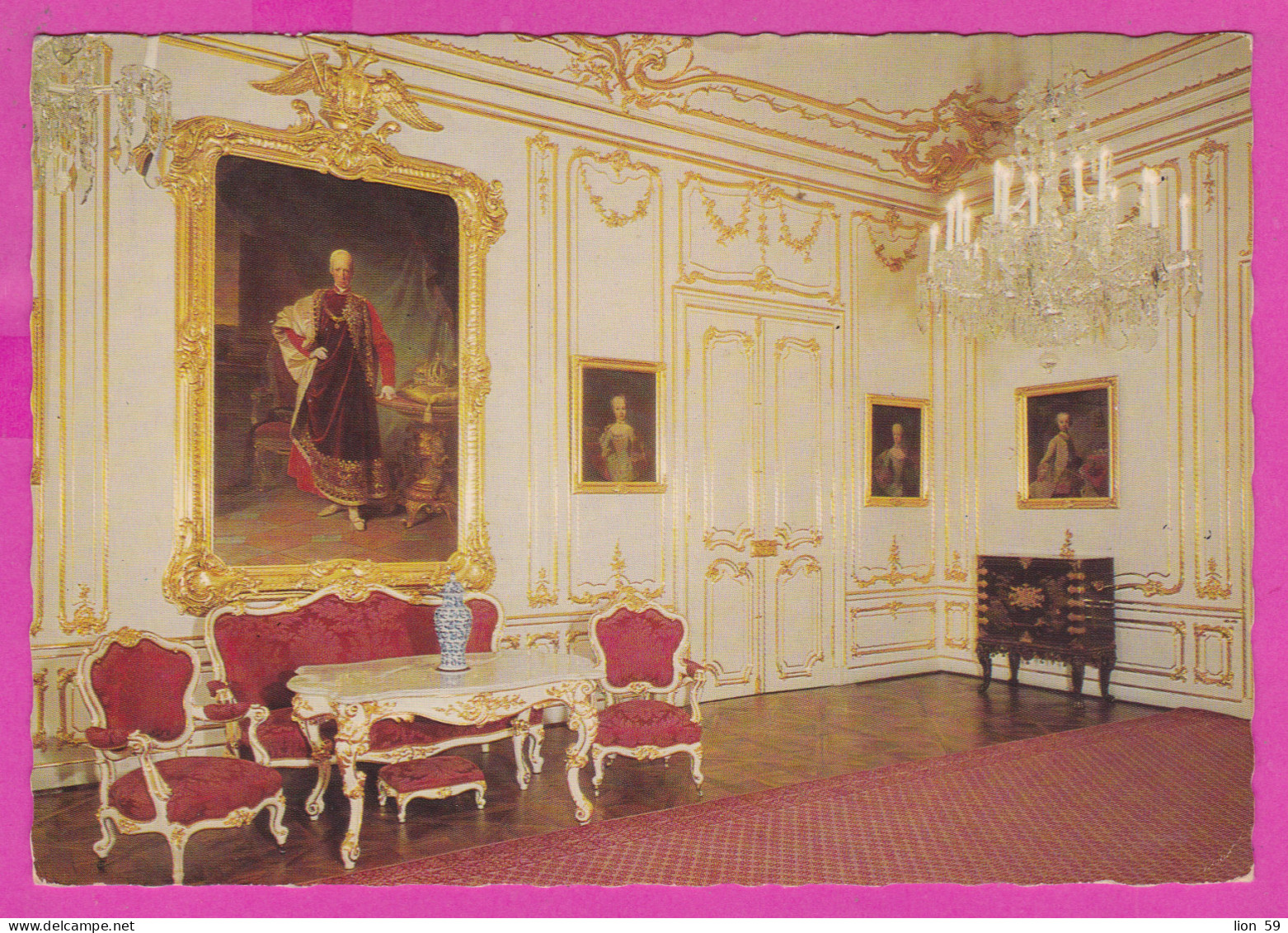 293441 / Austria Vienna Wien - Schloss Schönbrunn Marie Antoinette-Zimmer PC USED 1977 - 6S Lindauer Hutte Im Ratikon - Castello Di Schönbrunn